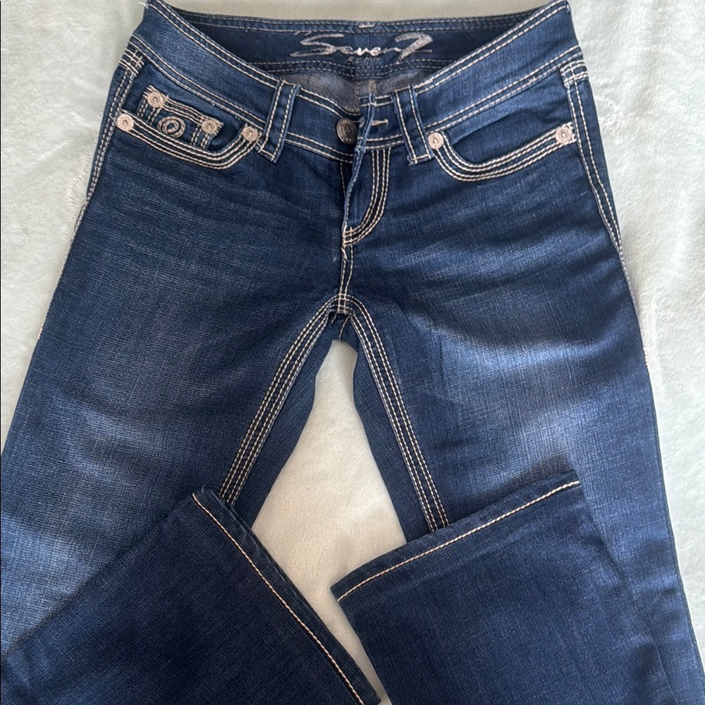 Seven7 Women's Blue Jeans